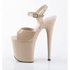 Pleaser - FLAMINGO809 Sandale à bride à la cheville, Pole dance chaussures - Marron Product image